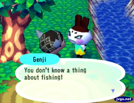 Genji: You don't know a thing about fishing!
