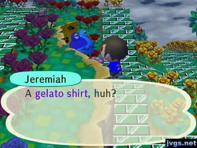 Jeremiah: A gelato shirt, huh?