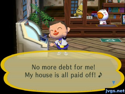 No more debt for me! My house is all paid off!