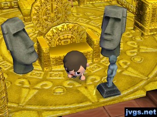 Jeff is sad after seeing the item from Gulliver is another Manneken Pis.