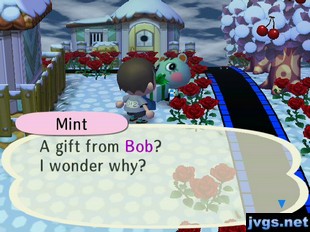 Mint: A gift from Bob? I wonder why?