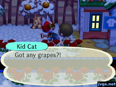 Kid Cat: Got any grapes?!