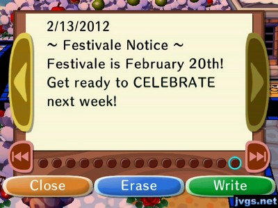 ~Festivale Notice~ Festivale is February 20th! Get ready to CELEBRATE next week!