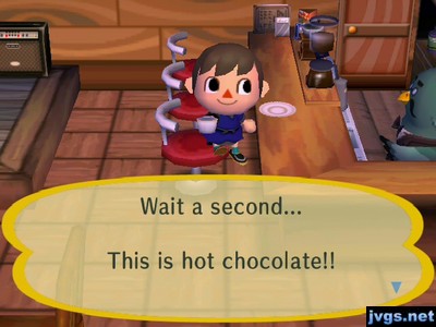 Wait a second... This is hot chocolate!!