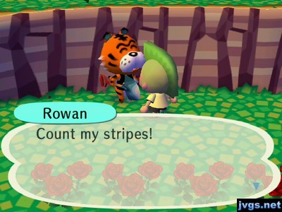 Rowan: Count my stripes!