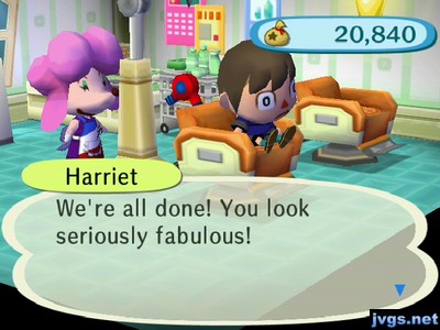 Harriet: We're all done! You look seriously fabulous!