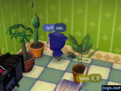 Jeff, touching a cactus: Ow.