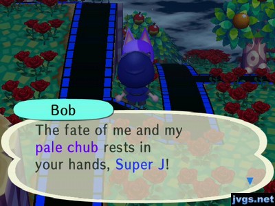 Bob: The fate of me and my pale chub rests in your hands, Super J!