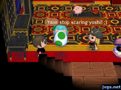 Yann: Stop scaring Yoshi! ;)