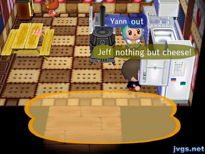 Jeff: Nothing but cheese!