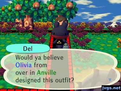 Del: Would ya believe Olivia from Anville designed this outfit?