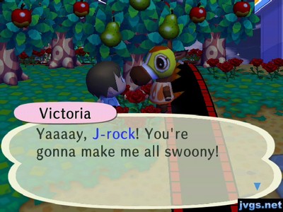 Victoria: Yaaaay, J-rock! You're gonna make me all swoony!