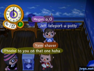 Jeff: Teleport-a-potty.