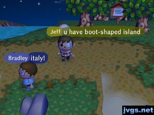 Jeff: U have boot-shaped island.