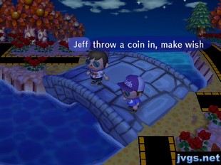 Jeff: Throw a coin, make wish.