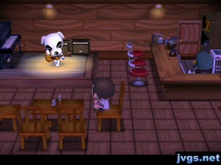 Sitting in the Roost as K.K. Slider performs.