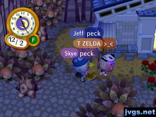 Jeff and Skye pecking everything.