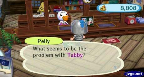 Pelly: What seems to be the problem with Tabby?