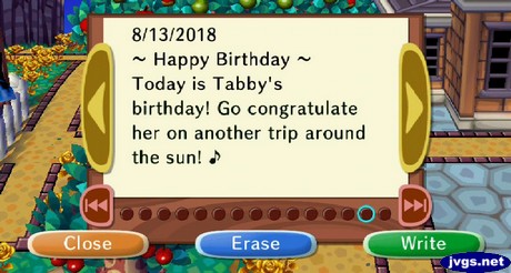 ~Happy Birthday~ Today is Tabby's birthday! Go congratulate her on another trip around the sun!