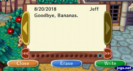 Goodbye, Bananas.