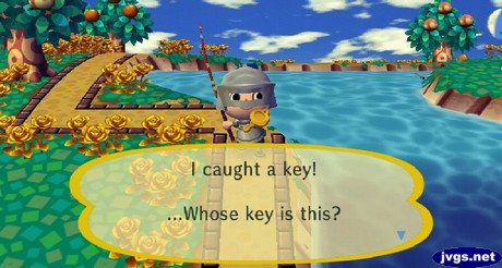 I caught a key! Whose key is this?