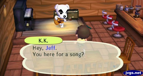 K.K.: Hey, Jeff. You here for a song?