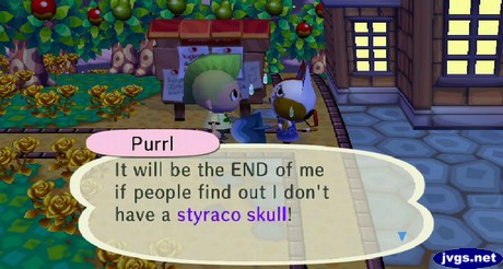 Purrl: It will be the END of me if people find out I don't have a styraco skull.