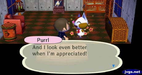 Purrl: And I look even better when I'm appreciated!