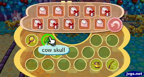 Goldie sent me a cow skull to thank me for medicine.