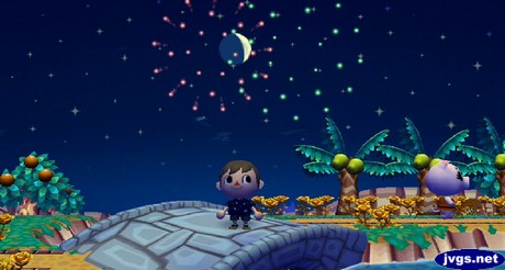 Jeff enjoys the fireworks festival in ACCF.