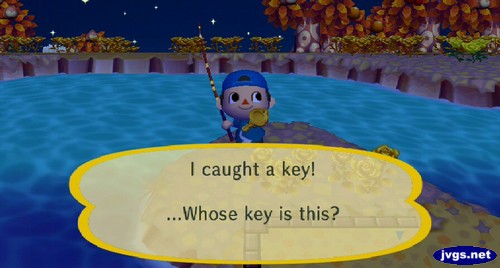 I caught a key! ...Whose key is this?