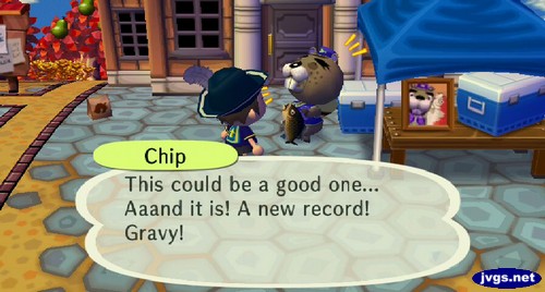 Chip: This could be a good one... Aaand it is! A new record! Gravy!