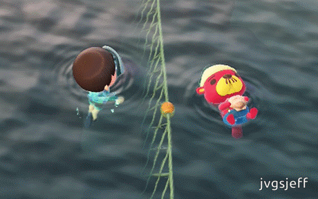 Animal Crossing: New Horizons - Giving a Scallop to Pascal 