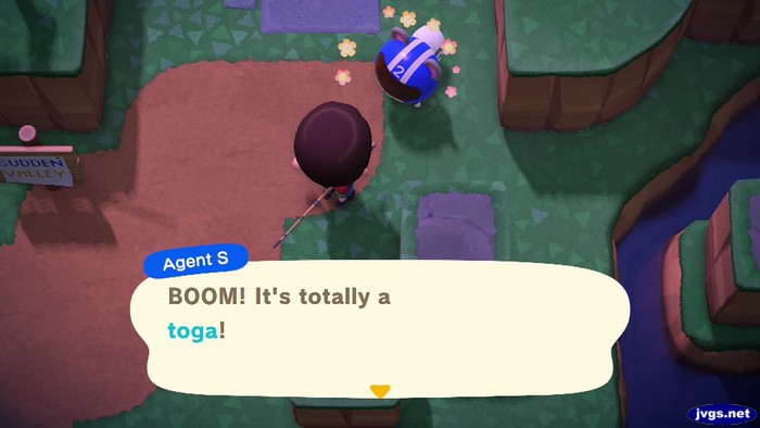 Agent S: BOOM! It's totally a toga!