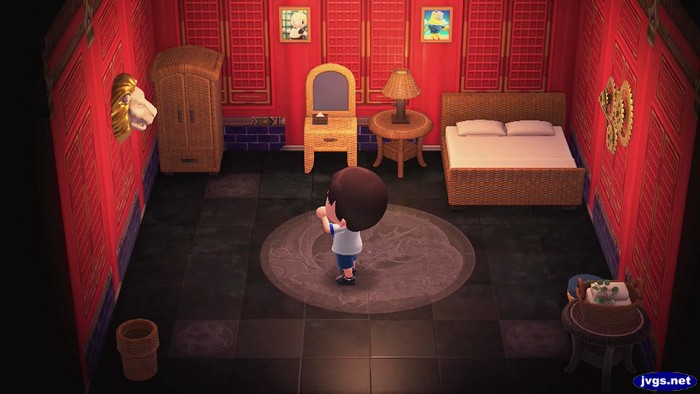 My bedroom in Animal Crossing: New Horizons.