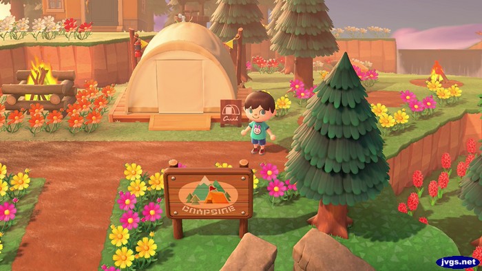 A current view of the campsite in Forest, as of August 24, 2020.