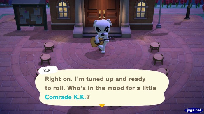 K.K.: Right on. I'm turned up and ready to roll. Who's in the mood for a little Comrade K.K.?