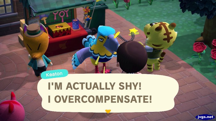 Keaton: I'M ACTUALLY SHY! I OVERCOMPENSATE!