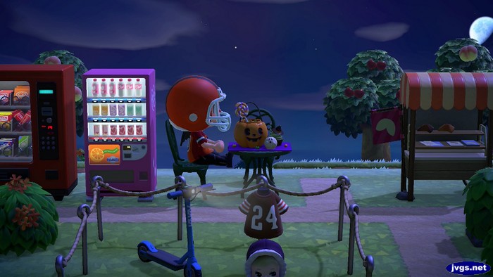 The spooky candy set in Animal Crossing: New Horizons (ACNH).