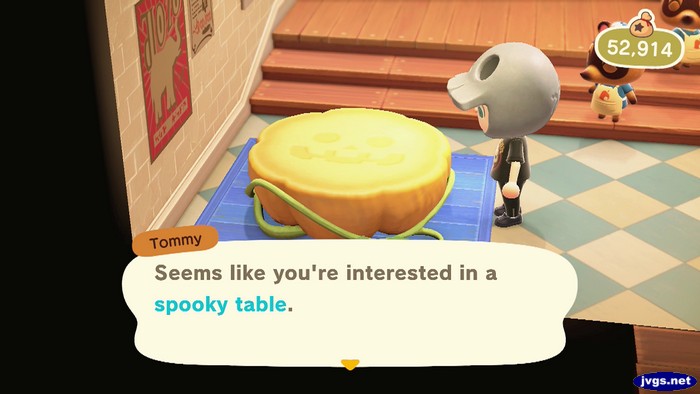 Tommy: Seems like you're interested in a spooky table.