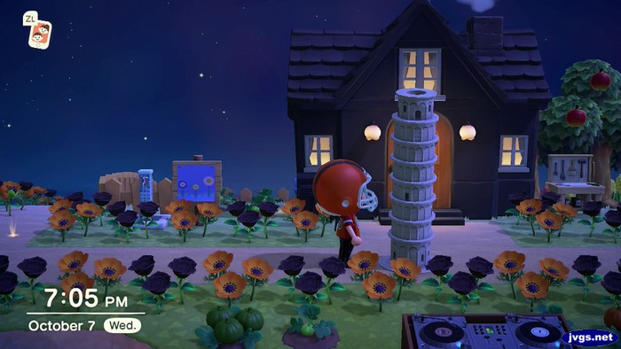 The Tower of Pisa in Animal Crossing: New Horizons for Nintendo Switch.