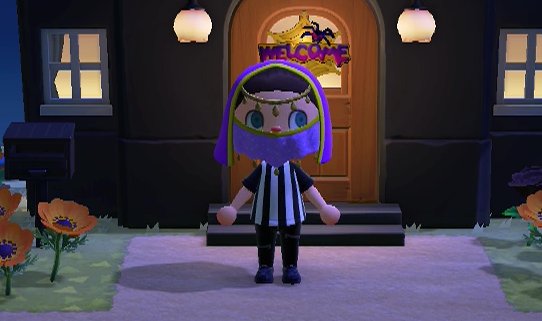 The veil in Animal Crossing: New Horizons.
