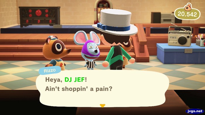 Rizzo: Heya, DJ JEF! Ain't shoppin' a pain?