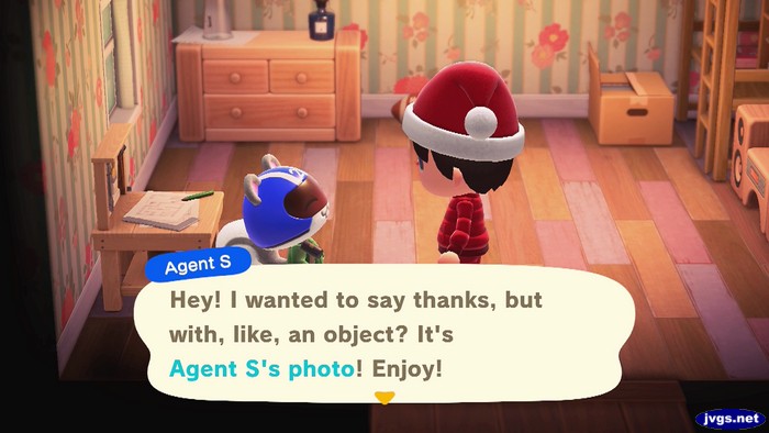 Agent S: Hey! I wanted to say thanks, but with, like, an object? It's Agent S's photo! Enjoy!