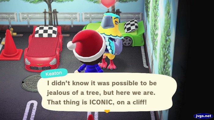 Keaton: I didn't know it was possible to be jealous of a tree, but here we are. That thing is ICONIC, on a cliff!