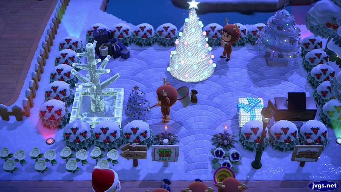 Festive decorations in Logan's town of Moonscar.