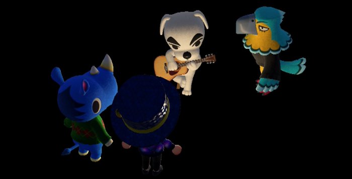 K.K. Slider performs for Hornsby, Jeff, and Keaton.