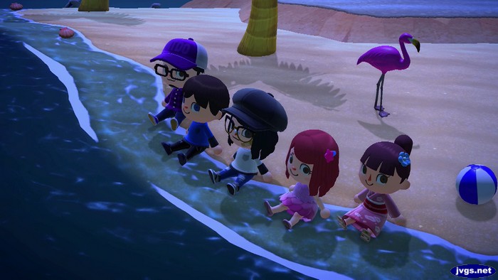 A group photo on the beach.