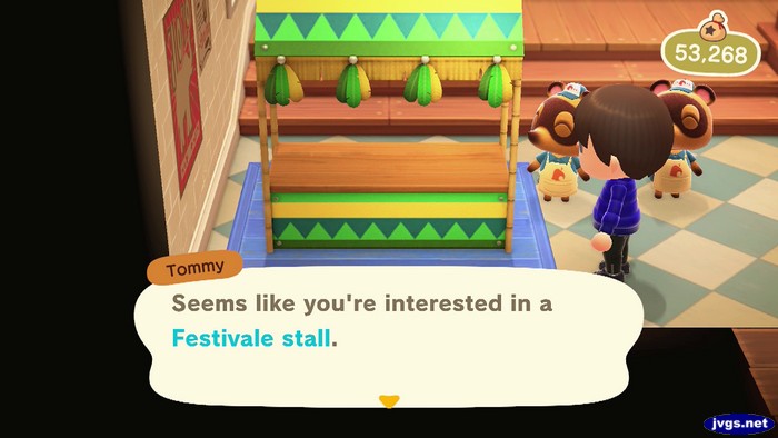 Tommy: Seems like you're interested in a Festivale stall.