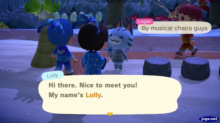 Lolly: Hi there. Nice to meet you! My name's Lolly.